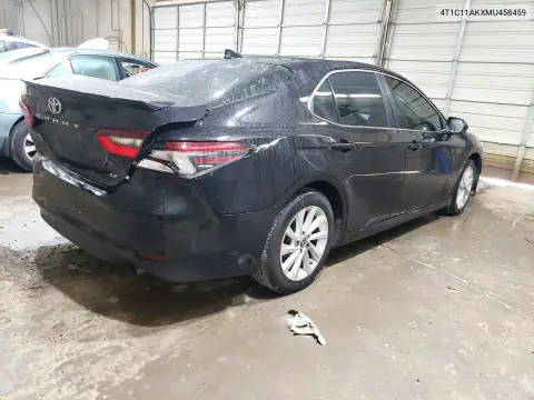 4T1C11AKXMU458459 — 2021 Toyota Camry, фото 3 с аукциона Copart, Задняя часть