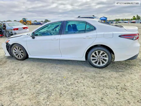 2022 Toyota Camry Le VIN 4T1C11AK8NU027183 фото 2