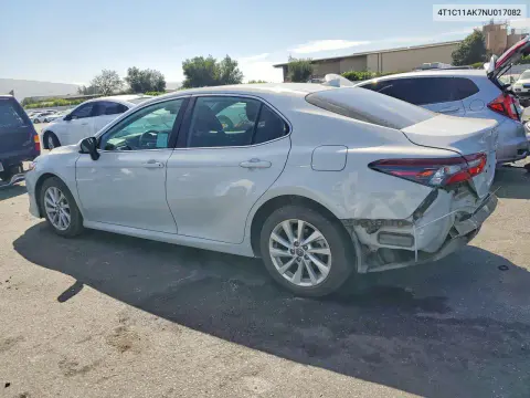 2022 Toyota Camry Le VIN 4T1C11AK7NU017082 фото 2