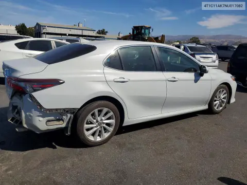 2022 Toyota Camry Le VIN 4T1C11AK7NU017082 фото 3