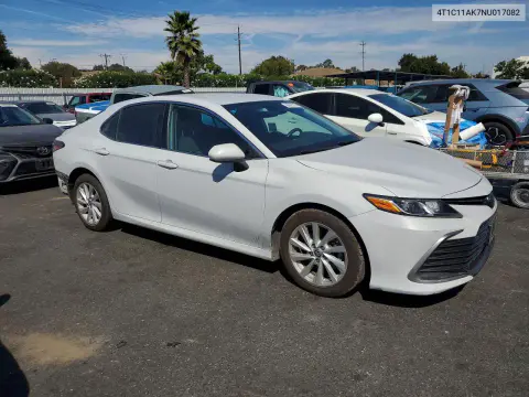 2022 Toyota Camry Le VIN 4T1C11AK7NU017082 фото 4