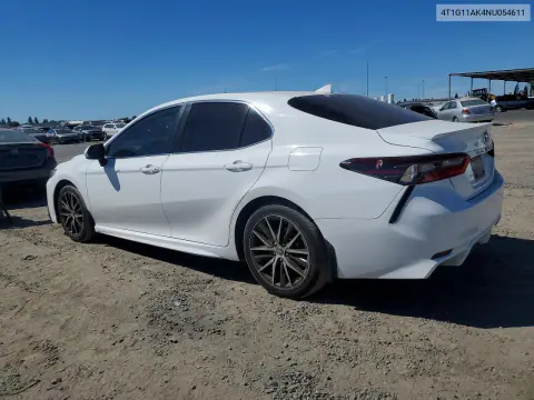 2022 Toyota Camry Se VIN 4T1G11AK4NU054611 фото 2
