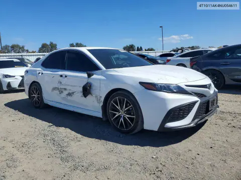 2022 Toyota Camry Se VIN 4T1G11AK4NU054611 фото 4