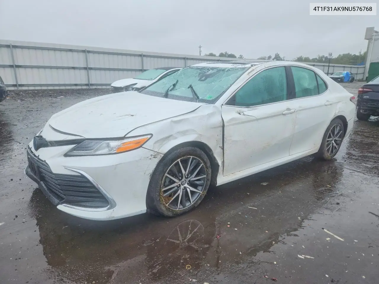 2022 Toyota Camry Xle VIN 4T1F31AK9NU576768 фото 1