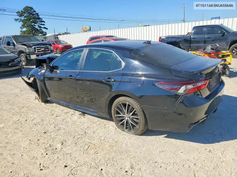 2022 Toyota Camry Se VIN 4T1G11AK5NU655686 фото 2