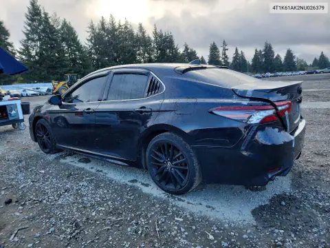 2022 Toyota Camry Xse VIN 4T1K61AK2NU026379 фото 2
