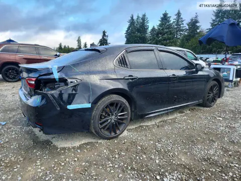 2022 Toyota Camry Xse VIN 4T1K61AK2NU026379 фото 3