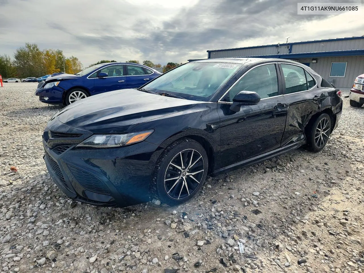 2022 Toyota Camry Se VIN 4T1G11AK9NU661085 фото 1