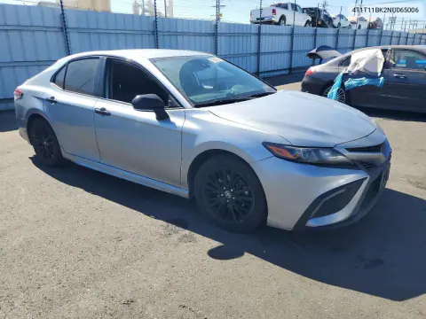 2022 Toyota Camry Se Nightshade VIN 4T1T11BK2NU065006 фото 4