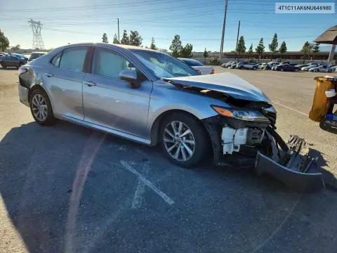 2022 Toyota Camry Le VIN 4T1C11AK6NU646980 фото 4