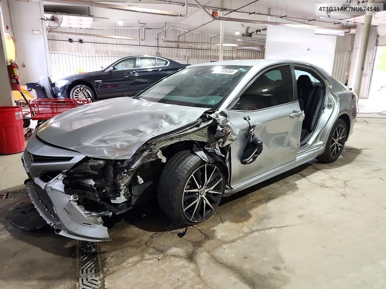 4T1G11AK7NU674546 Toyota Camry 2022 — повреждение Передняя часть, фото до ремонта