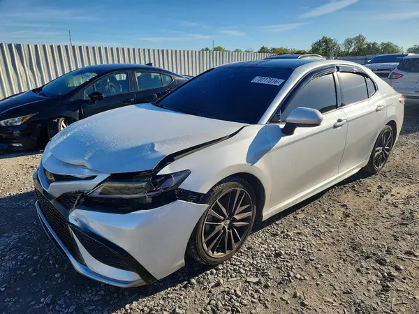4T1K61AK8PU726197 — 2023 Toyota Camry, Передняя часть (Front End), фото до ремонта
