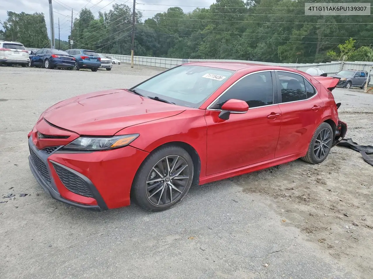 2023 Toyota Camry Se VIN 4T1G11AK6PU139307 фото 1