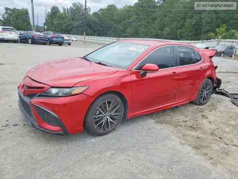 4T1G11AK6PU139307 — 2023 Toyota Camry, Задняя часть, фото до ремонта