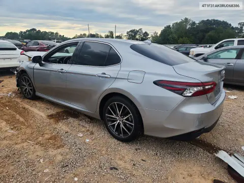 2024 Toyota Camry Xle VIN 4T1F31AK0RU068386 фото 2