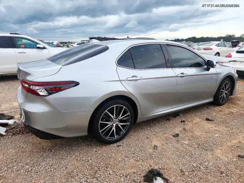 2024 Toyota Camry Xle VIN 4T1F31AK0RU068386 фото 3