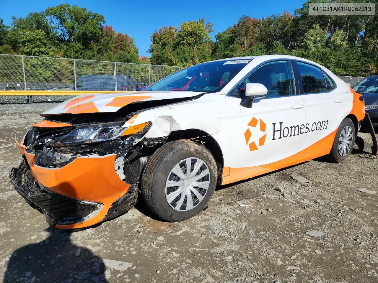 4T1C31AK1RU062213 Toyota Camry 2024 — повреждение Передняя часть, фото до ремонта
