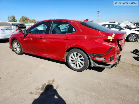 2024 Toyota Camry Le VIN 4T1C11AK7RU244584 фото 2