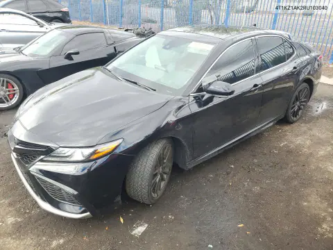 4T1KZ1AK2RU103040 — 2024 Toyota Camry, Передняя часть, фото до ремонта