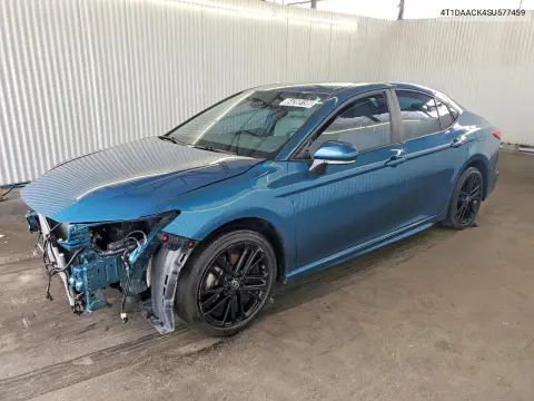 4T1DAACK4SU577459 — 2025 Toyota Camry, Передняя часть, фото до ремонта