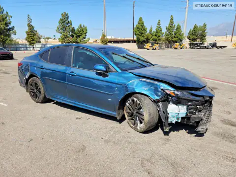 4T1DAACK4SU194119 — 2025 Toyota Camry, фото 4 с аукциона Copart, Повреждения со всех сторон