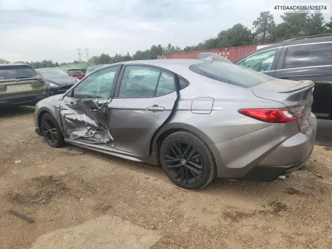 2025 Toyota Camry Se VIN 4T1DAACK0SU525374 фото 2