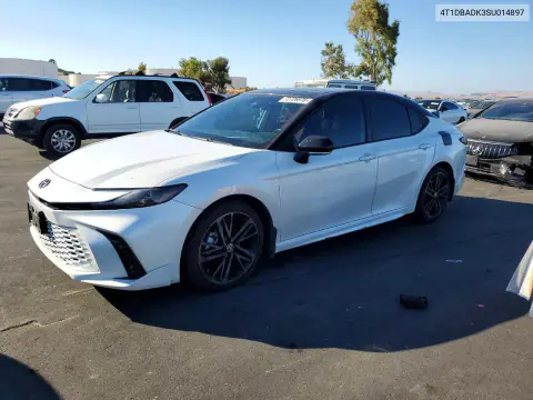 4T1DBADK3SU014897 — 2025 Toyota Camry, Передняя часть, фото до ремонта
