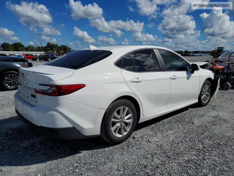 4T1DAACK8SU010641 — 2025 Toyota Camry, фото 3 с аукциона Copart, Передняя часть