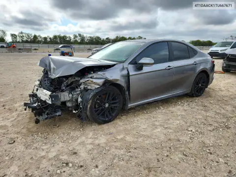 4T1DAACK1TU667671 — 2026 Toyota Camry, Передняя часть, фото до ремонта