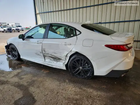 2026 Toyota Camry Se VIN 4T1DAACK1TU748430 фото 2
