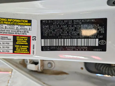2026 Toyota Camry Xse VIN 4T1DAACK7TU307031 фото 12
