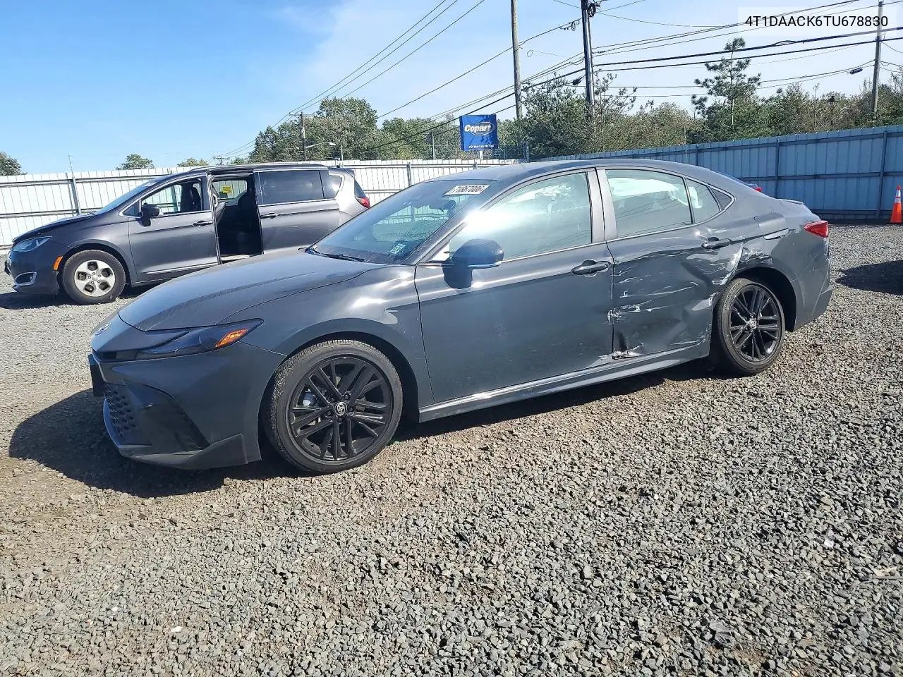 2026 Toyota Camry Se VIN 4T1DAACK6TU678830 фото 1