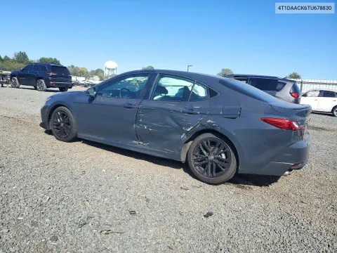 2026 Toyota Camry Se VIN 4T1DAACK6TU678830 фото 2