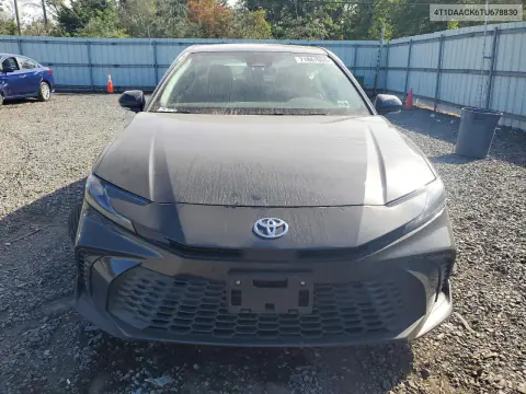 2026 Toyota Camry Se VIN 4T1DAACK6TU678830 фото 5