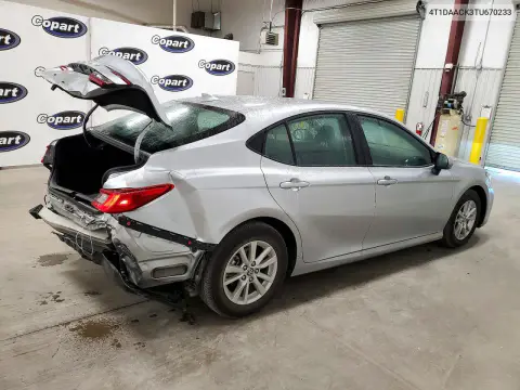2026 Toyota Camry Le VIN 4T1DAACK3TU670233 фото 3
