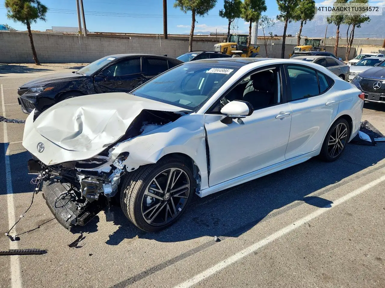 2026 Toyota Camry Xse VIN 4T1DAACK1TU354572 фото 1