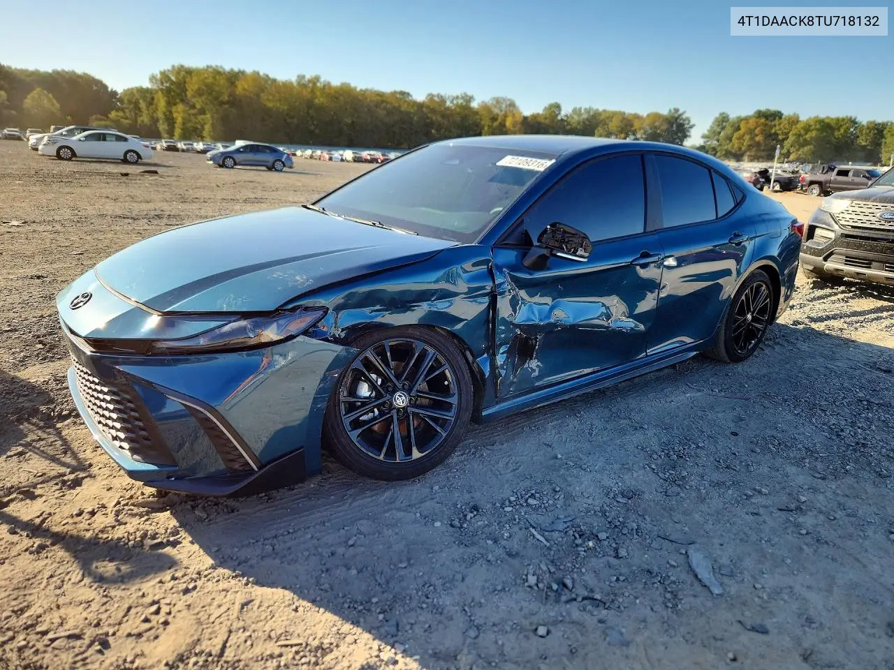 2026 Toyota Camry Se VIN 4T1DAACK8TU718132 фото 1