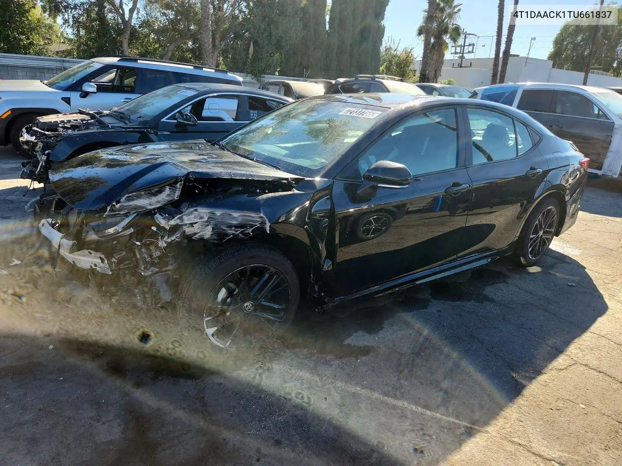2026 Toyota Camry Se VIN 4T1DAACK1TU661837 фото 1