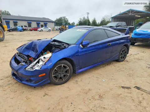 JTDDR32T630151591 — 2003 Toyota Celica, Передняя часть, фото до ремонта