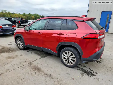 2022 Toyota Corolla Cross Le VIN 7MUCAAAG9NV002559 фото 2