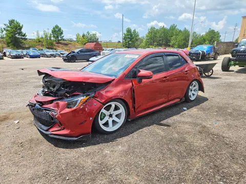 JTNK4RBE5K3067085 — 2019 Toyota Corolla Hatchback, Передняя часть (Front End), фото до ремонта