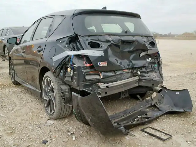 JTNKARJEXJJ570437 — 2018 Toyota Corolla IM, фото 3 с аукциона Copart 31.01.2019, Задняя часть