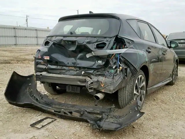 JTNKARJEXJJ570437 — 2018 Toyota Corolla IM, фото 4 с аукциона Copart 31.01.2019, Задняя часть
