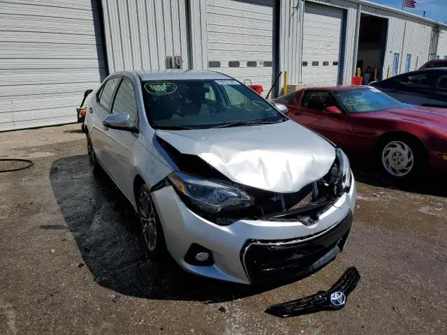 2T1BURHEXEC175032 — 2014 Toyota Corolla L, Передняя часть (Front End), фото до ремонта