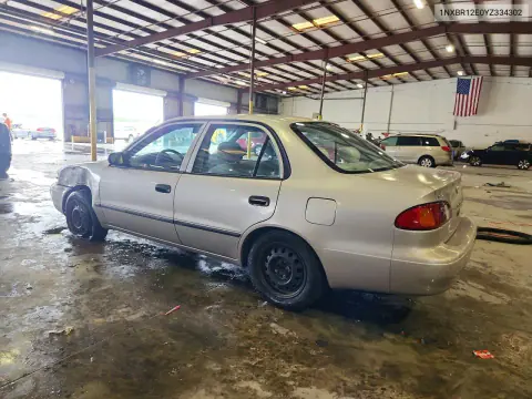 2000 Toyota Corolla Ve VIN 1NXBR12E0YZ334302 фото 2