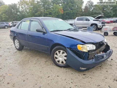 2002 Toyota Corolla Ce VIN 2T1BR12E42C540859 фото 4