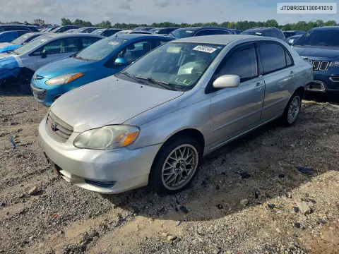 JTDBR32E130041010 — 2003 Toyota Corolla, Задняя часть, фото до ремонта