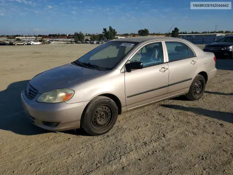 1NXBR32E93Z066662 — 2003 Toyota Corolla, Мелкие вмятины и царапины, фото до ремонта