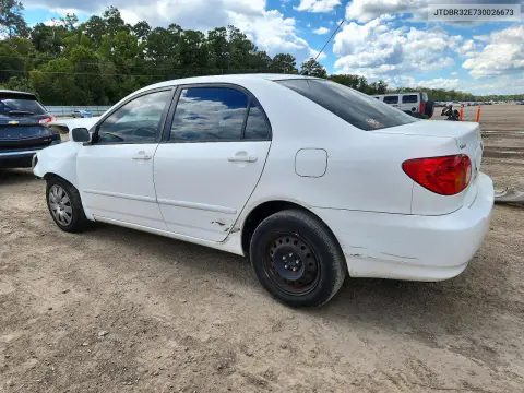 2003 Toyota Corolla Le VIN JTDBR32E730026673 фото 2
