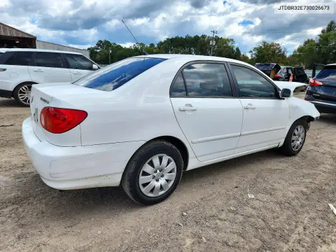 2003 Toyota Corolla Le VIN JTDBR32E730026673 фото 3